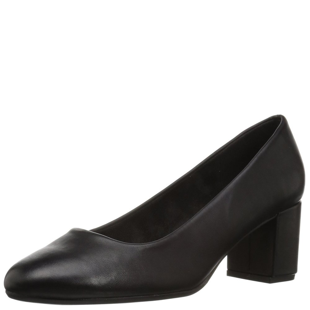 Easy Street Women's Proper Pump, Black, 8.5